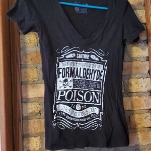 Sourpuss Formaldehyde poison V-neck shirt